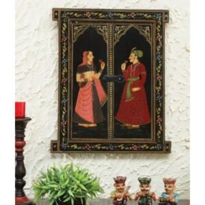 Wooden Hand Painted Window Jharokha